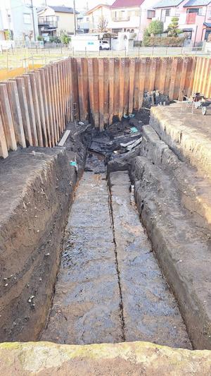 調査区西側 推定東大地点