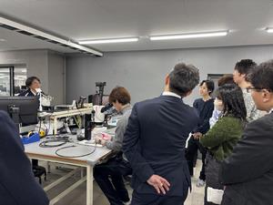 内視鏡修理体験の様子（東京電機大学）2