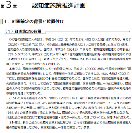 認知症施策推進計画