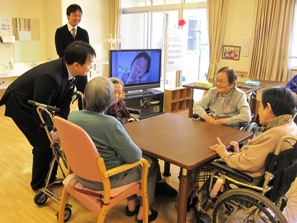団らんの様子