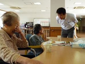 食堂にて