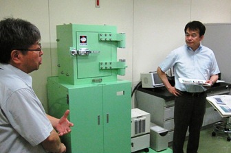 健康科学研究センター(食品の放射線物質検査視察)
