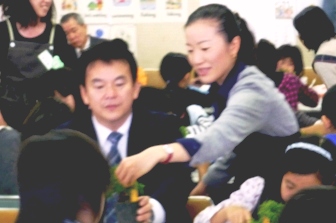 植竹小学校盆栽教室