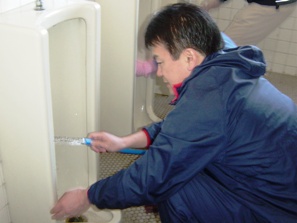 トイレのクリーン活動
