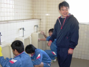 トイレのクリーン活動