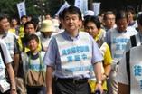 災害時帰宅困難者対応訓練の様子