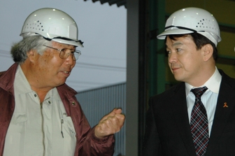 現場訪問の様子