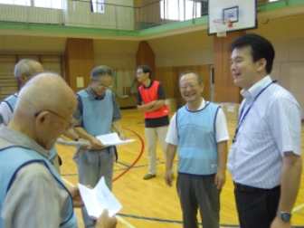 参加者との対話の様子