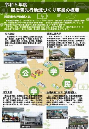 脱炭素先行地域チラシ