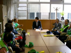 大戸小 防犯ボランティアとの懇談