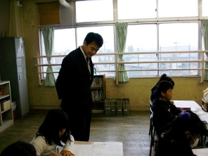 馬宮東小 授業視察