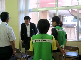 市長学校訪問写真