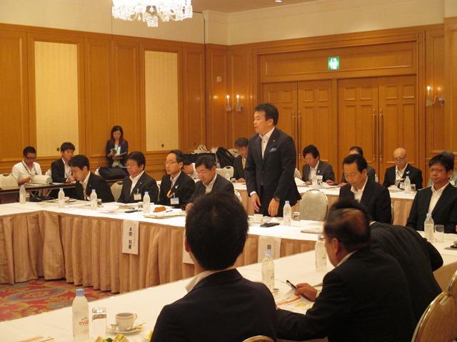 朝食会の様子