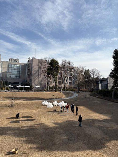 大学内での実験の様子(2)