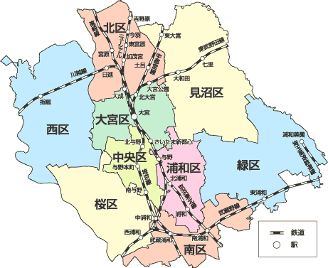 行政区画概略図