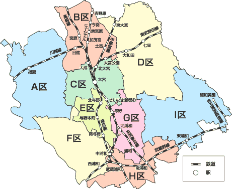 行政区画概略図