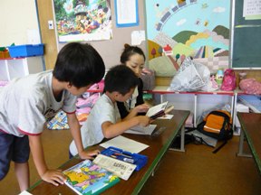 放課後児童クラブを訪問した写真2