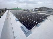 太陽光発電設備設置後の尾間木配水場