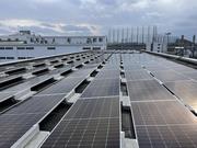 太陽光発電設備設置後の白幡配水場