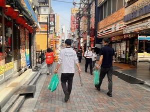 清掃活動の様子