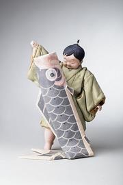 「端午」　平田郷陽作　昭和時代