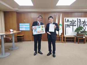 表敬訪問の様子