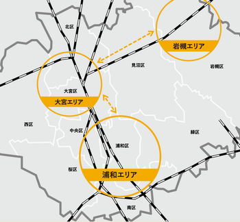 開催エリア地図