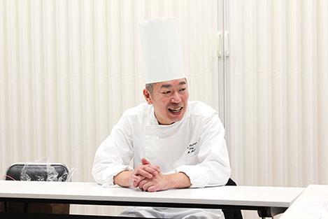 八田シェフインタビューの様子