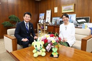 新春対談の様子