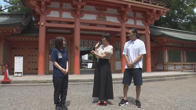 氷川神社のふたり