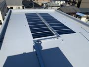 針ヶ谷公民館の屋上に太陽光パネルを設置しました