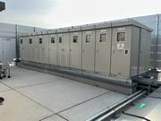 大和田小学校の屋上の高圧受電設備です