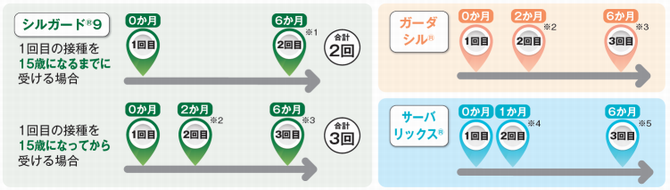 HPVワクチン標準接種