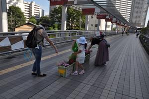 デッキ水やり子供会1