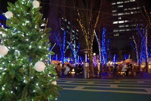 けやきひろばのイルミネーション3