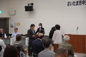 自治連功労者表彰式2