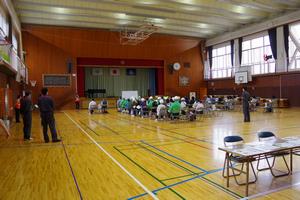 避難所訓練与野本町小2