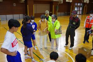 避難所訓練八王子中3