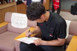 浦和レッズ牲川選手3