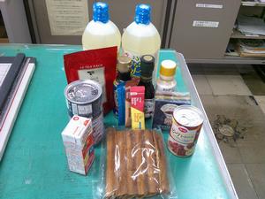 4月21日にお持ちした食品です