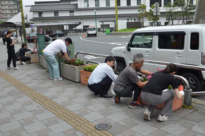花の植え替え