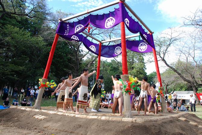 岩槻の古式土俵入り（笹久保）