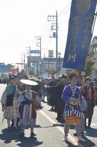 城下町岩槻鷹狩り行列