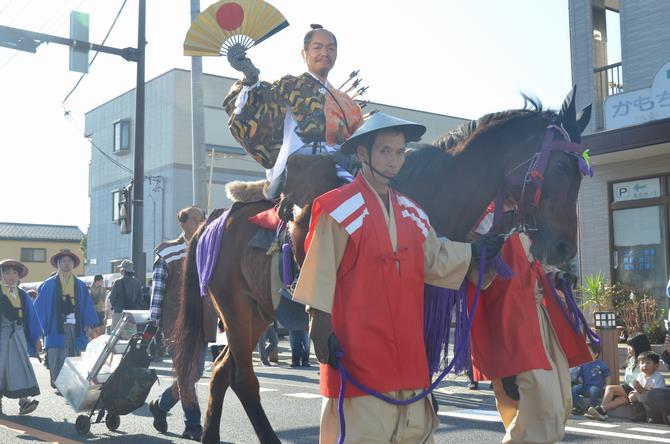 城下町岩槻鷹狩り行列