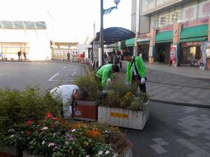 岩槻駅前清掃活動