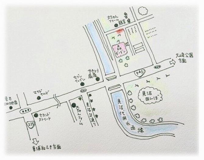森ガーデン案内図