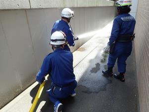 実践放水訓練