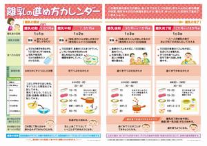 1　離乳の進め方カレンダー