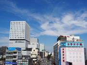 大栄橋と鉄道のある風景