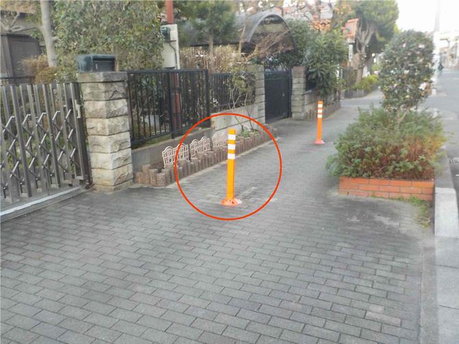 ラバーポール修繕